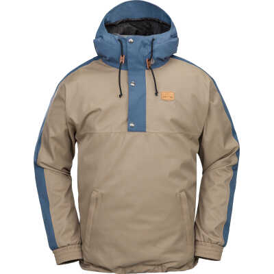 Volcom Men's Longo 20K Pullover Chestnut Brown