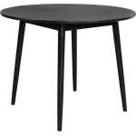 WHITE LABEL LIVING Bord Fabio 120' Svart