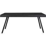 WHITE LABEL LIVING Bord Suri 220X100 Svart