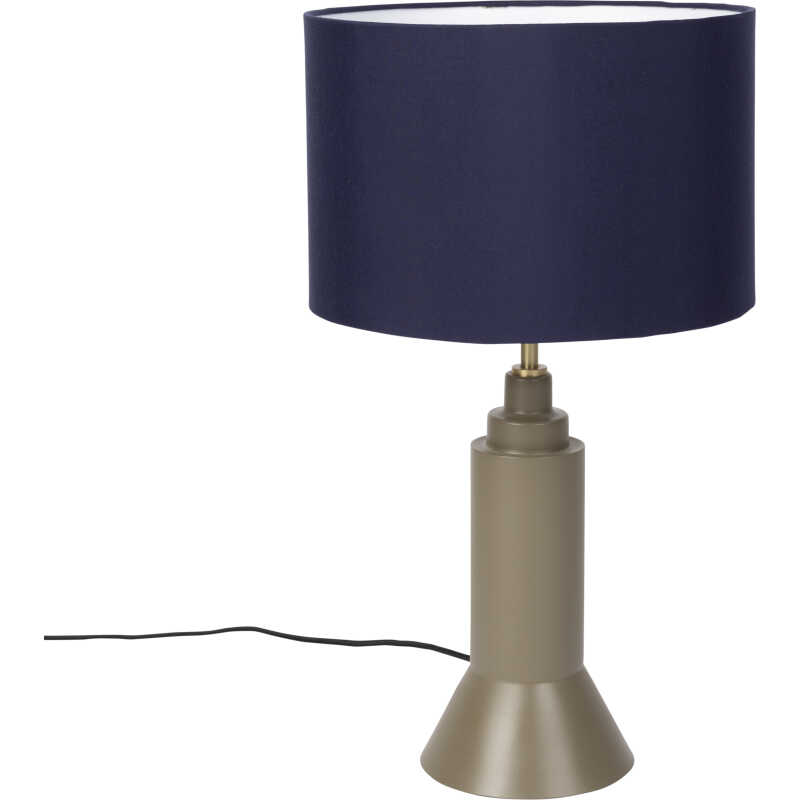 WHITE LABEL LIVING Bordslampa Kaja Mörkblå