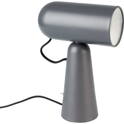WHITE LABEL LIVING Skrivbordslampa Vesper Mörkgrå