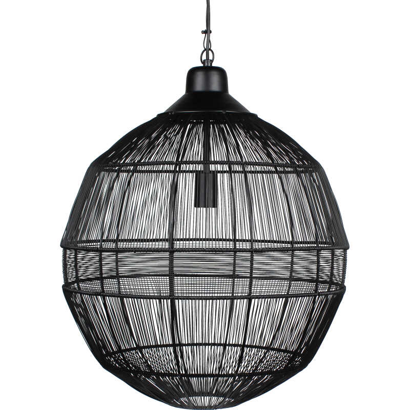 WOOOD EXCLUSIVE Enes taklampa - svart metall