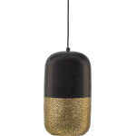 WOOOD EXCLUSIVE Tirsa taklampa, rund - mässing och svart metall