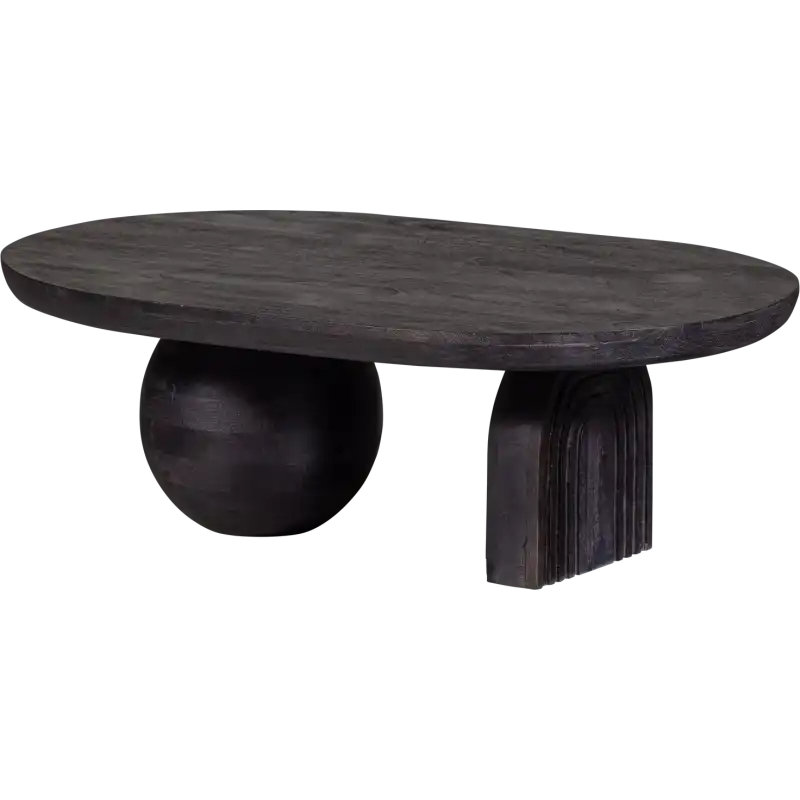 WOOOD Steppe Soffbord Mango Wood Svart WOOOD Steppe Soffbord Mango Wood Svart