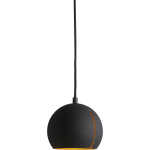 WOUD Gap taklampa rund - svart metall, rund