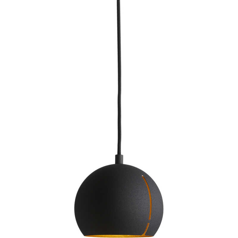 WOUD Gap taklampa rund - svart metall, rund
