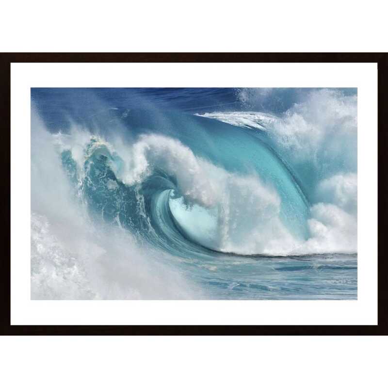 When The Ocean Turns Into Blue Fire Poster