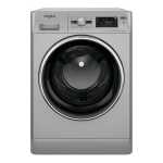 Whirlpool AWG 1114SD - Tvättmaskin - bredd: 59.5 cm - djup: 60.5 cm - höjd: 85 cm - frontmatad - 71 liter - 11 kg - 1400 rpm - silver