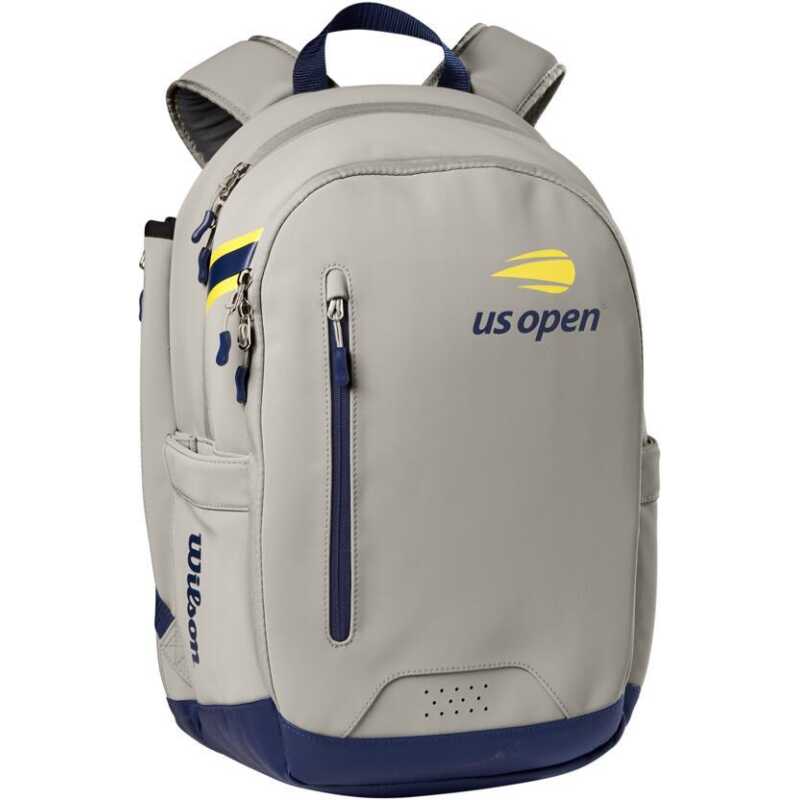 Wilson US Open Tour Backpack Grey/Blue/Yellow