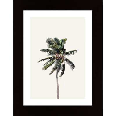 Windy Palm Tree Poster