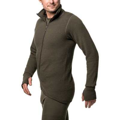 Woolpower Full Zip Jacket 400 Pine Green
