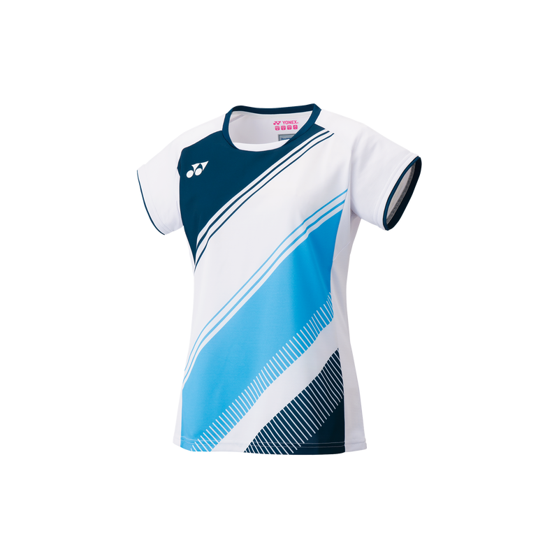 Yonex Crew Neck T-shirt Tournament 20591EX Dam White/Blue