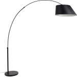 ZUIVER Arc golvlampa - svart metall