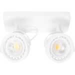 ZUIVER Dice-2 DTW Spot Light - vit metall