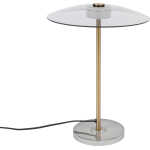 ZUIVER Float bordslampa - glas och guldjärn
