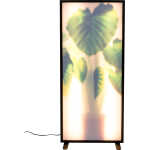 ZUIVER Grow XXL golvlampa - glas och svart trä