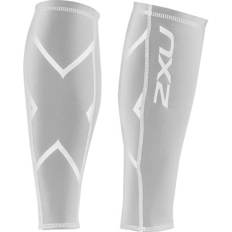 2XU Compression Calf Guard White/White 2XU Compression Calf Guard White/White