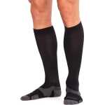 2XU VECTR Light Cushion Full Length Socks Black/Titanium