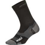 2XU Vectr Light Cushion Crew Sock Black/Titanium