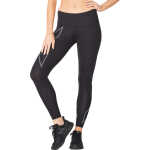 2XU Women's Light Speed Mid-Rise Compression Tights Black/Black