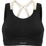 Abecita Women's Powerful Sport Bra Moulded Cups Black