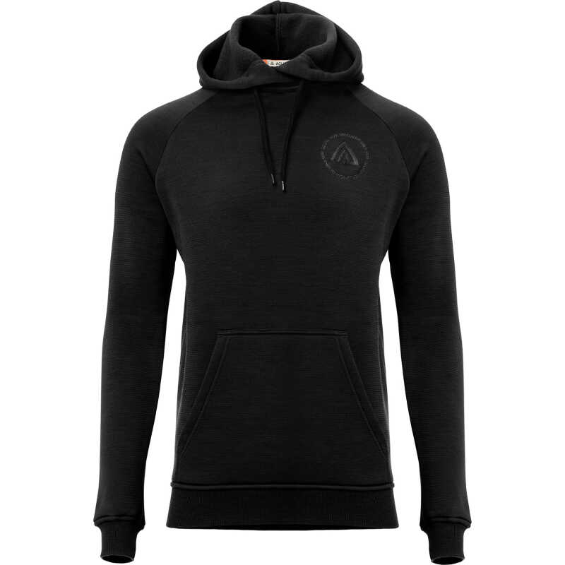 Aclima Men's FleeceWool V2 Hoodie Jet Black