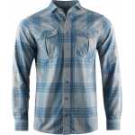 Aclima Men's ReBorn Woolshirt Check Light Grey/Jeans