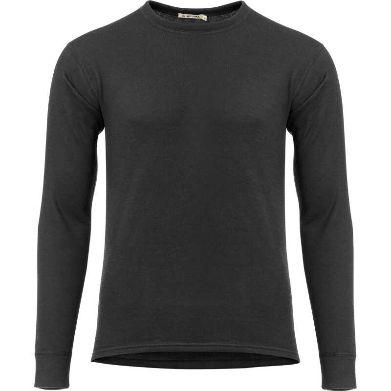 Aclima Men's WoolTerry Crewneck Jet Black Aclima Men's WoolTerry Crewneck Jet Black