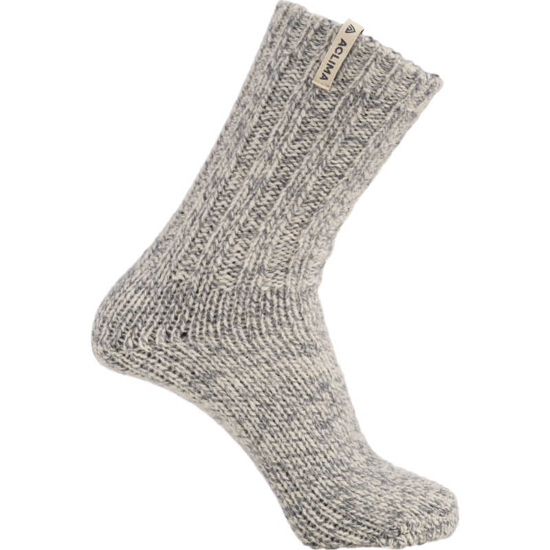 Aclima Norwegian Wool Socks Grey/White