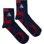 Aclima Running Socks 2-Pack Blue/ Red/ White