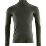 Aclima WarmWool Mock Neck with Zip Man Olive Night