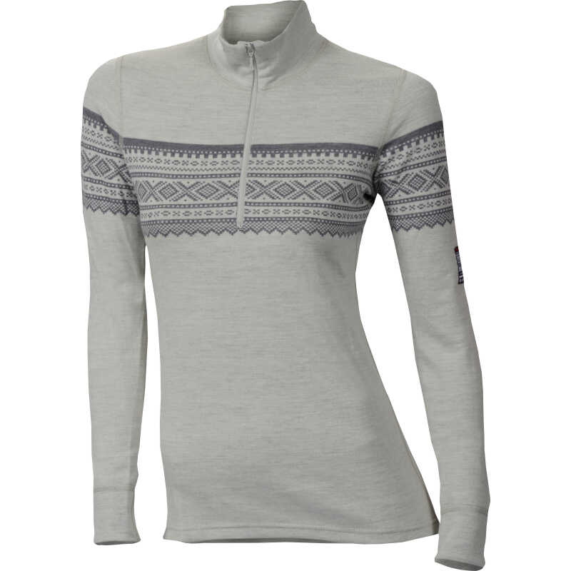Aclima Women's DesignWool Marius Mockneck Gråfjell