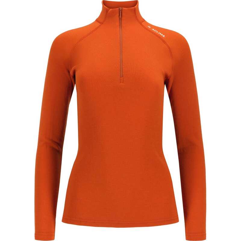 Aclima Women's WarmWool Mockneck Gold Flame Aclima Women's WarmWool Mockneck Gold Flame