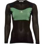 Aclima Women's WoolNet Light Crewneck Jet Black/Dark Ivy