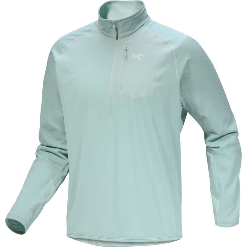 Arc'teryx Men's Delta 1/2 Zip Stone Green Arc'teryx Men's Delta 1/2 Zip Stone Green