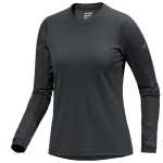 Arc'teryx Women's Taema Thermal Crew Longsleeve Black Heather