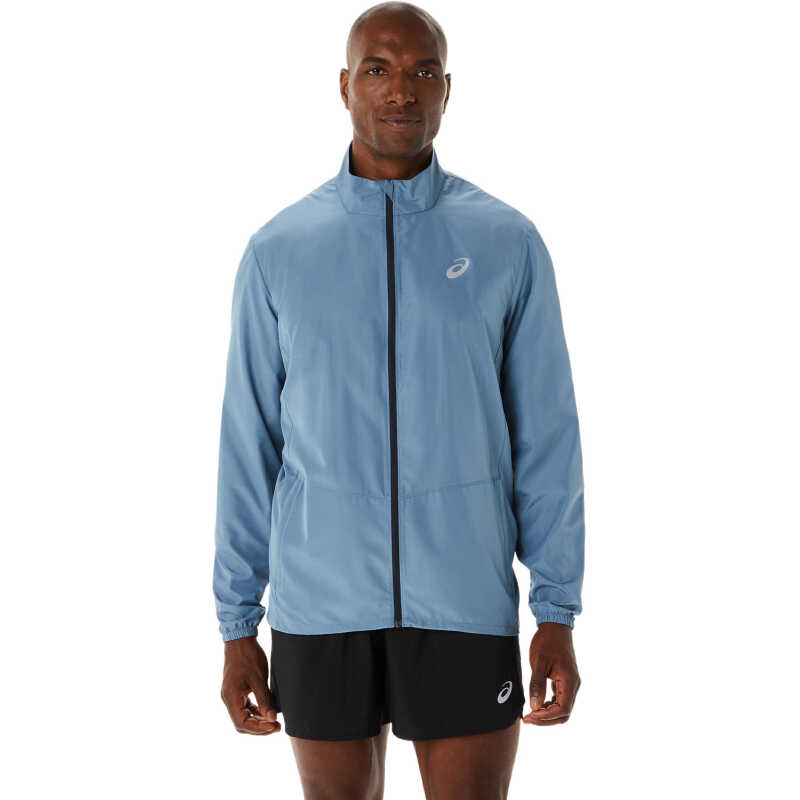 Asics Men's Core Jacket Steel Blue Asics Men's Core Jacket Steel Blue