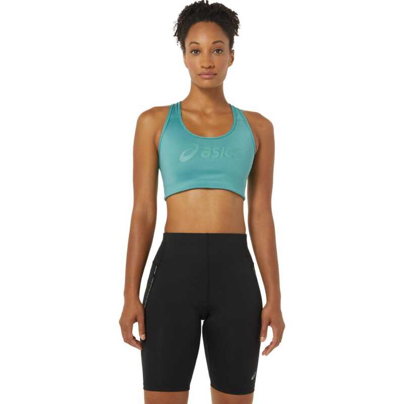 Asics Women's Core Asics Logo Bra Sage/Sage