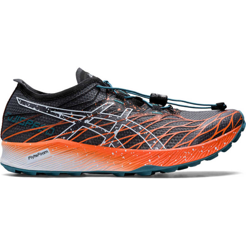 Asics Women's FujiSpeed Black/Nova Orange Asics Women's FujiSpeed Black/Nova Orange