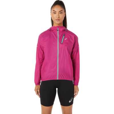 Asics Women's Fujitrail Jacket Fuchsia Red