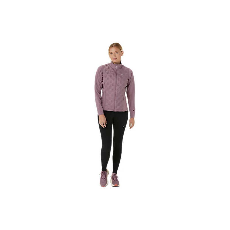 Asics Women's Road Winter Jacket Dusty Mauve Asics Women's Road Winter Jacket Dusty Mauve