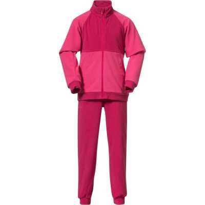 Bergans Kids' Småd⌀l V5 Longzip Set Raspberry Pink/Raspberry Red