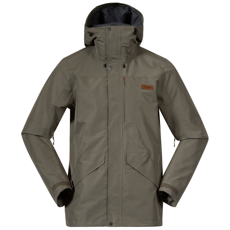 Bergans Men's Nordmarka 2L Shell Jacket Green Mud Bergans Men's Nordmarka 2L Shell Jacket Green Mud