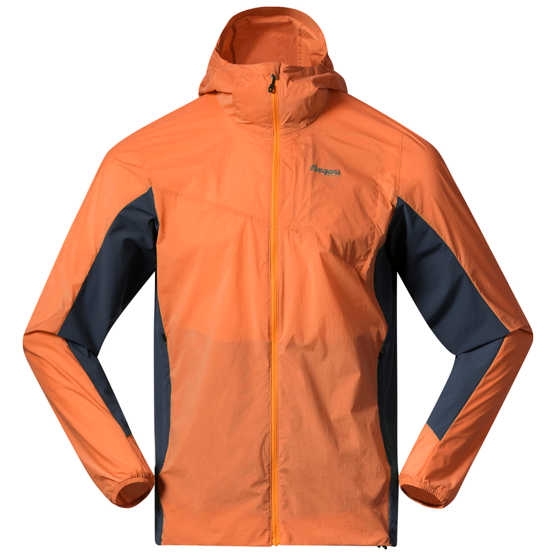 Bergans Men's Rabot Light Windbreaker Jacket Cloudberry Yellow/Orion Blue Bergans Men's Rabot Light Windbreaker Jacket Cloudberry Yellow/Orion Blue