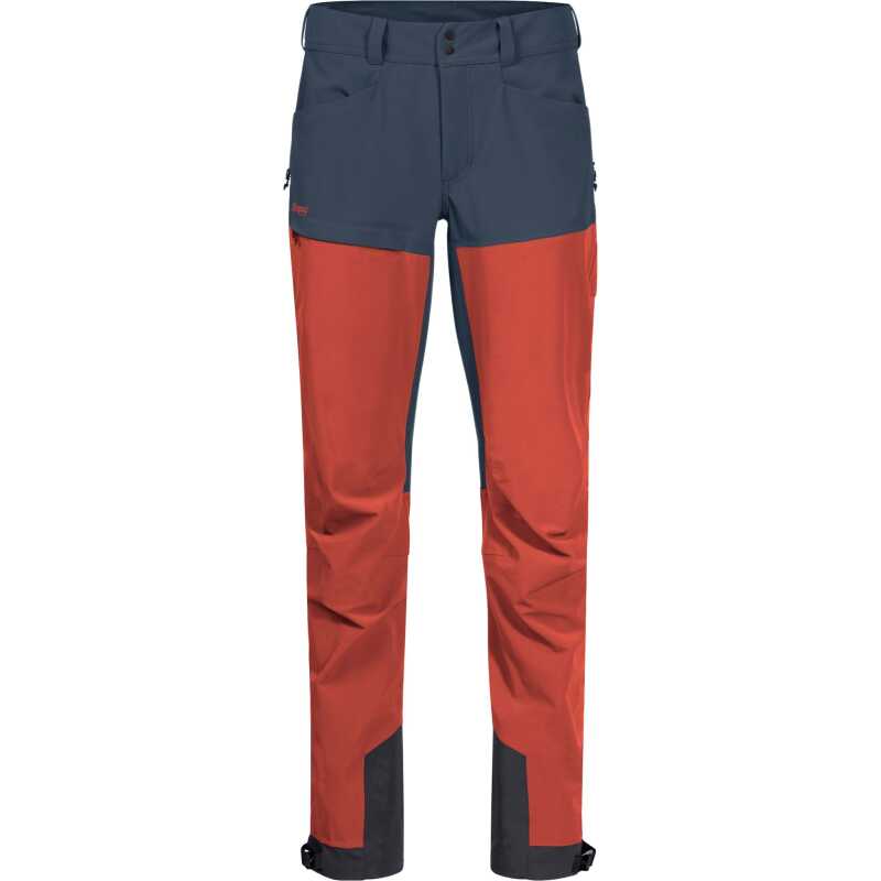 Bergans Women's Bekkely Hybrid Pant Brick/Orion Blue
