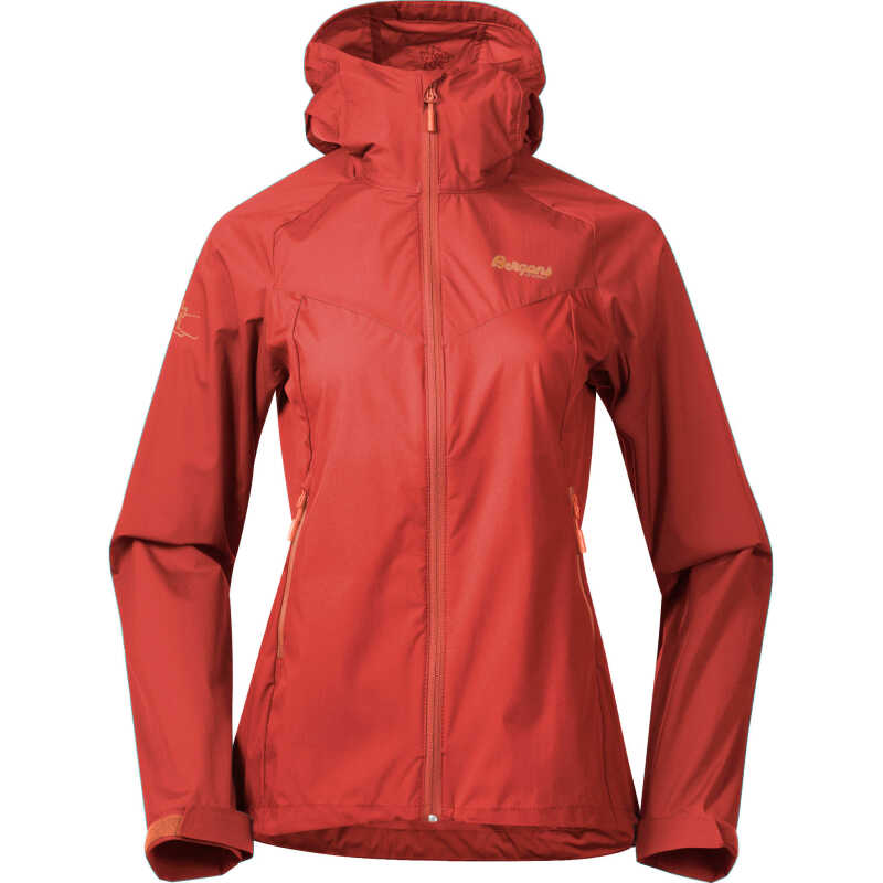 Bergans Women's Microlight Jacket Brick/Cantaloupe Bergans Women's Microlight Jacket Brick/Cantaloupe