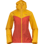 Bergans Women's Microlight Jacket Brick/Light Golden Yellow