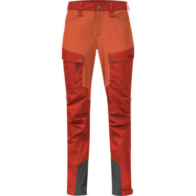 Bergans Women's Nordmarka Favor Outdoor Pants Dark Brick/Brick