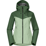 Bergans Women's Skar light 3L Shell Jacket Light Jade Green/Dark Jade Green