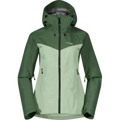 Bergans Women's Skar light 3L Shell Jacket Light Jade Green/Dark Jade Green